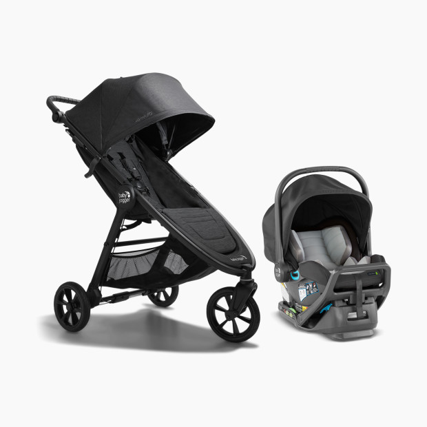 Baby Jogger City Mini GT2 All-Terrain Travel System - Opulent Black.