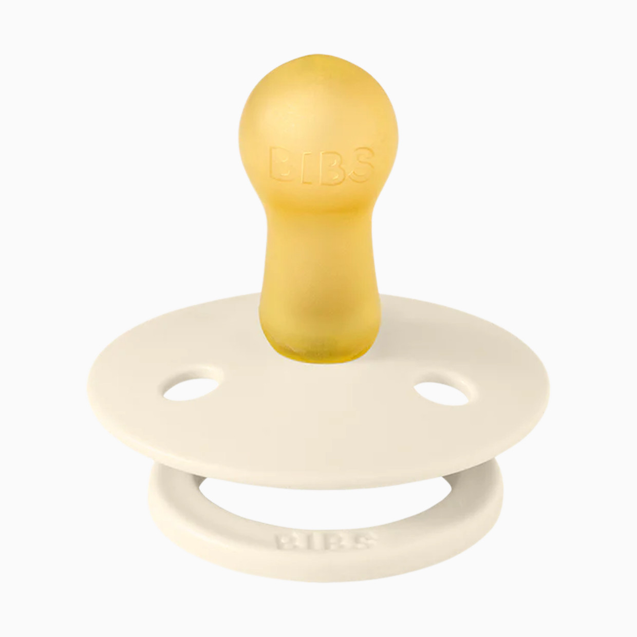 BIBS Studio Morning Bloom Colour Natural Rubber Pacificier (2-pack) - Ivory, Size 2.