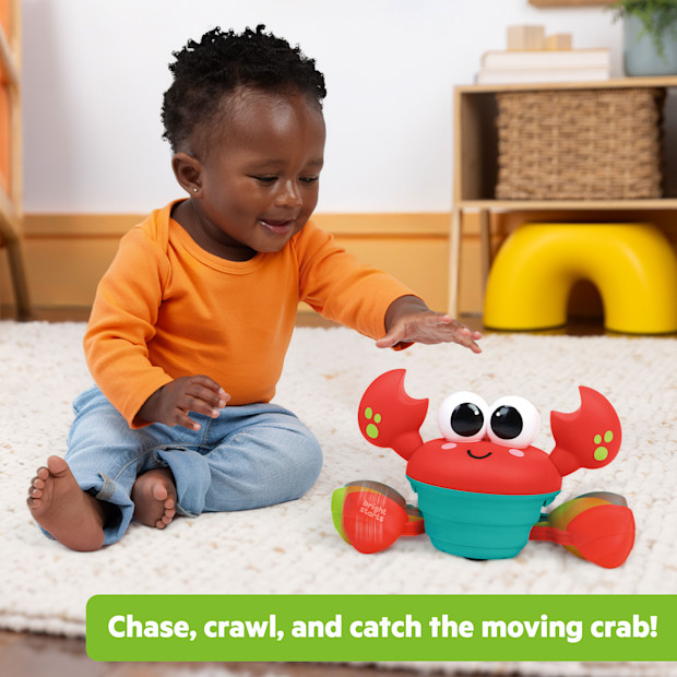 Bright Starts Rockin’ Crawling Crab Baby Toy.