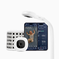 Nanit Pro Smart Baby Monitor - 1080p Wi-Fi Video Camera, 2-Way Audio, See Your Baby from Anywhere, Sound/Motion/Cry Notifications, Night Vision