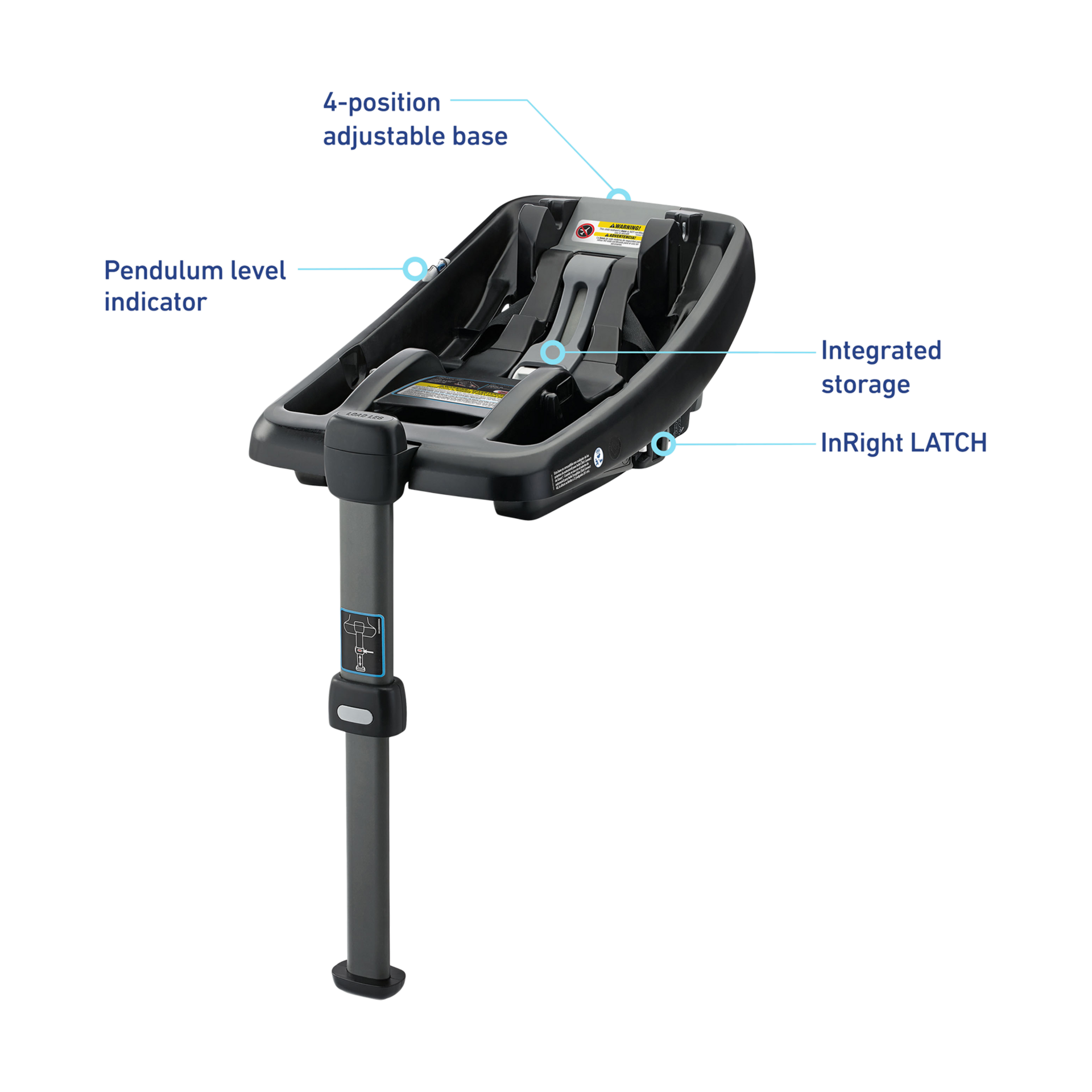 Graco SnugRide SnugLock Infant Car Seat Base ft. Load Leg Technology.