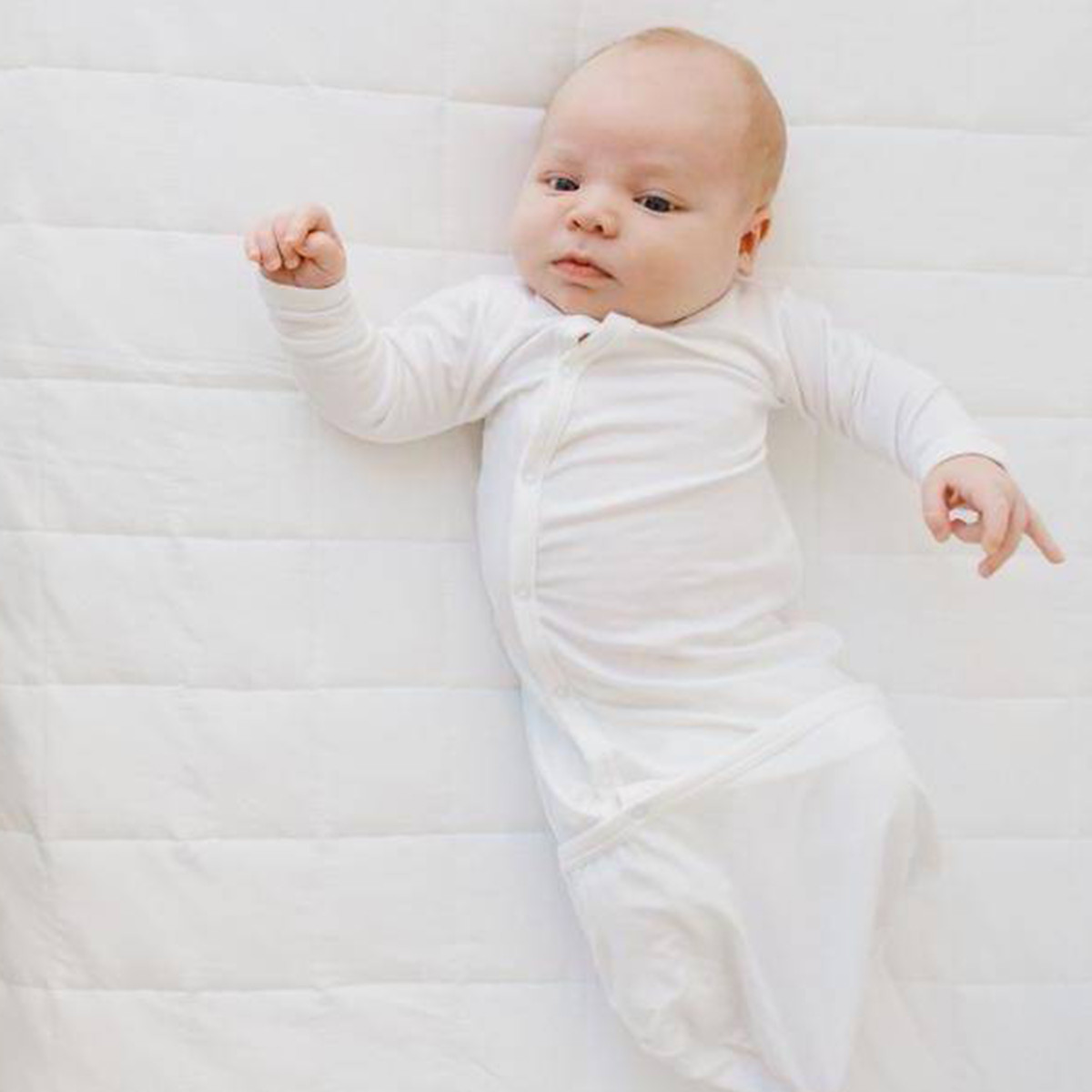 Kyte Baby Bundler Gown - Slate, Newborn.