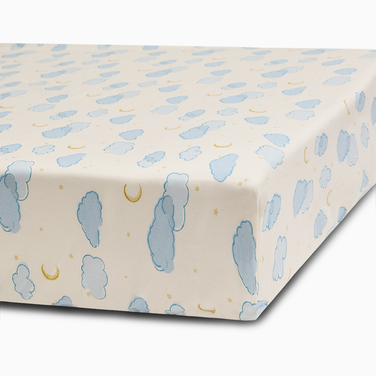 Soundly Percale Organic Crib Sheet - Celestial.