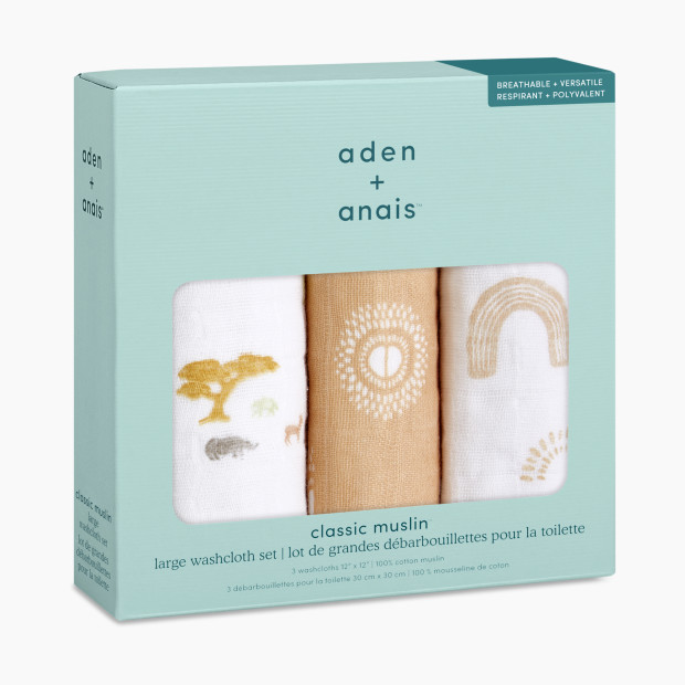 Aden + Anais Washcloths (3 Pack) - Keep Rising.