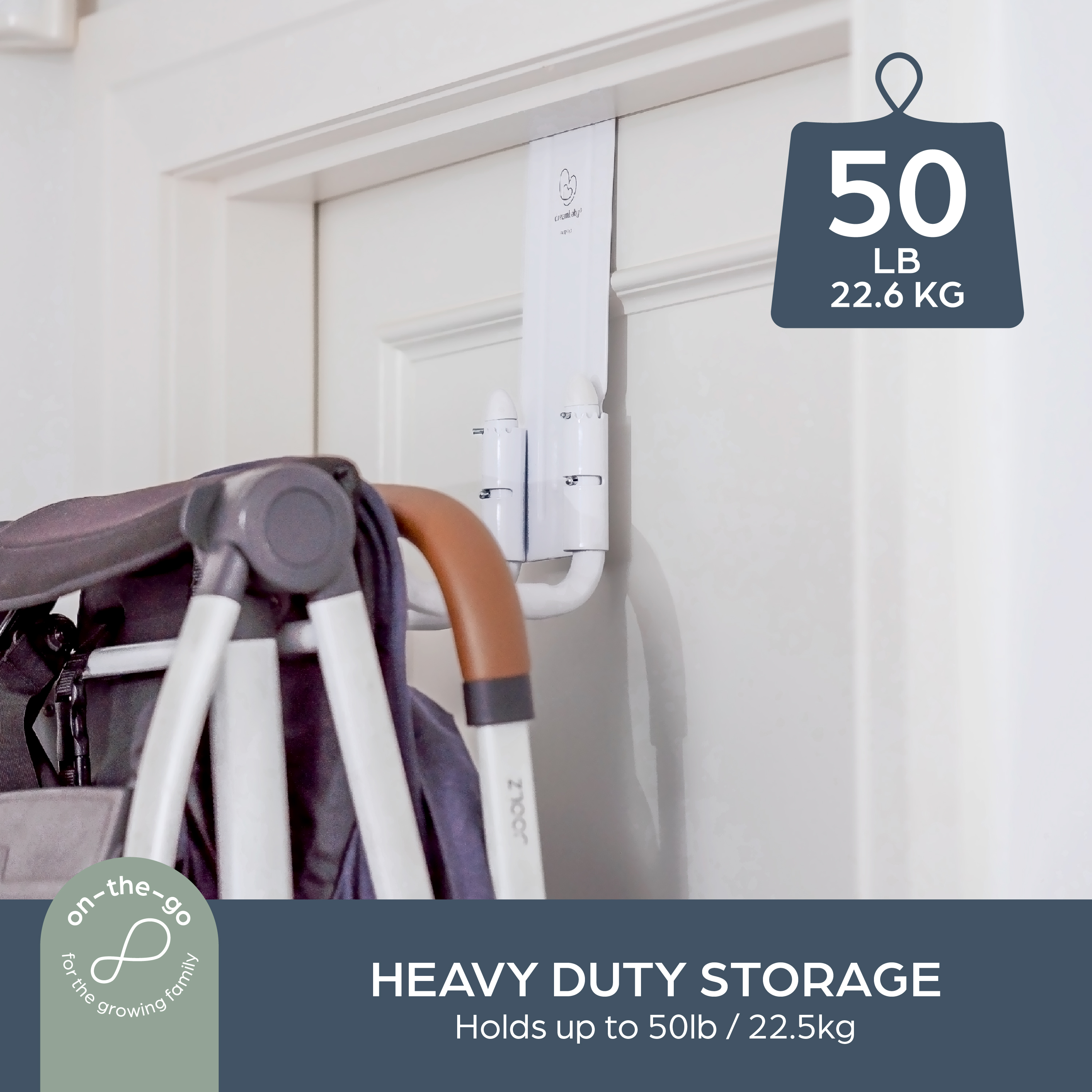 Dreambaby Strollerbuddy Strollaway Over The Door Stroller Hanger.