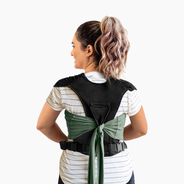 Moby Easy Wrap Carrier - Olive/Black.