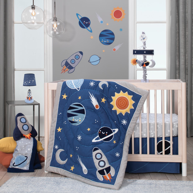Lambs & Ivy Musical Baby Crib Mobile - Milky Way.