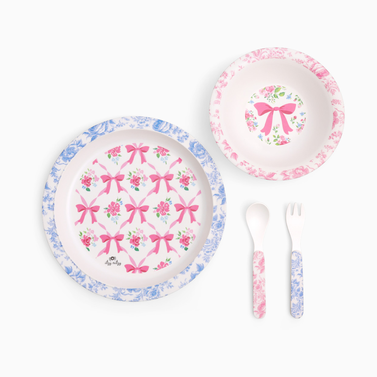Itzy Ritzy Bistro and Sips Gift Set - Ribbons & Roses, 6m+.