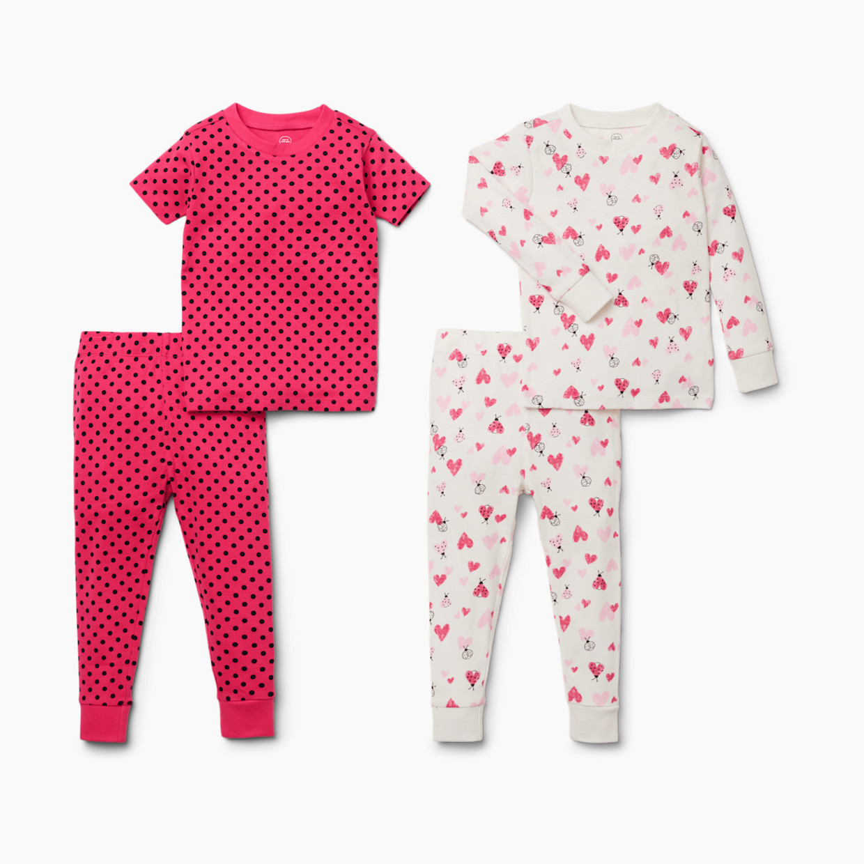 Small Story Pajamas Set 2 Pack - Little Ladybug, 12 M.