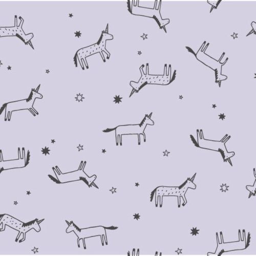 Hanna Andersson Baby 2-Way Zip Sleeper in HannaSoft - Mini Unicorn, 0-3 M.