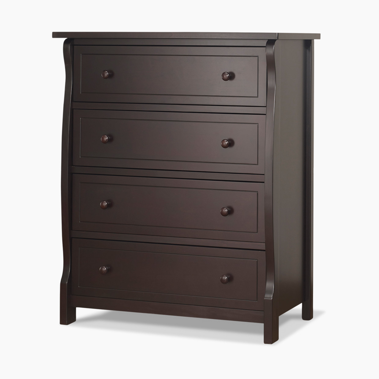 Sorelle Princeton Elite 4 Drawer Dresser - Espresso.