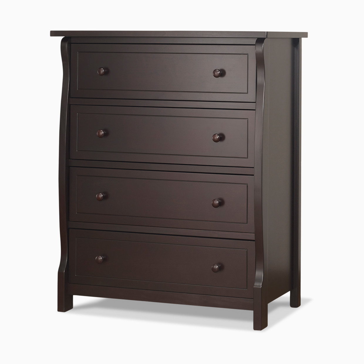 Sorelle Princeton Elite 4 Drawer Dresser - Espresso.