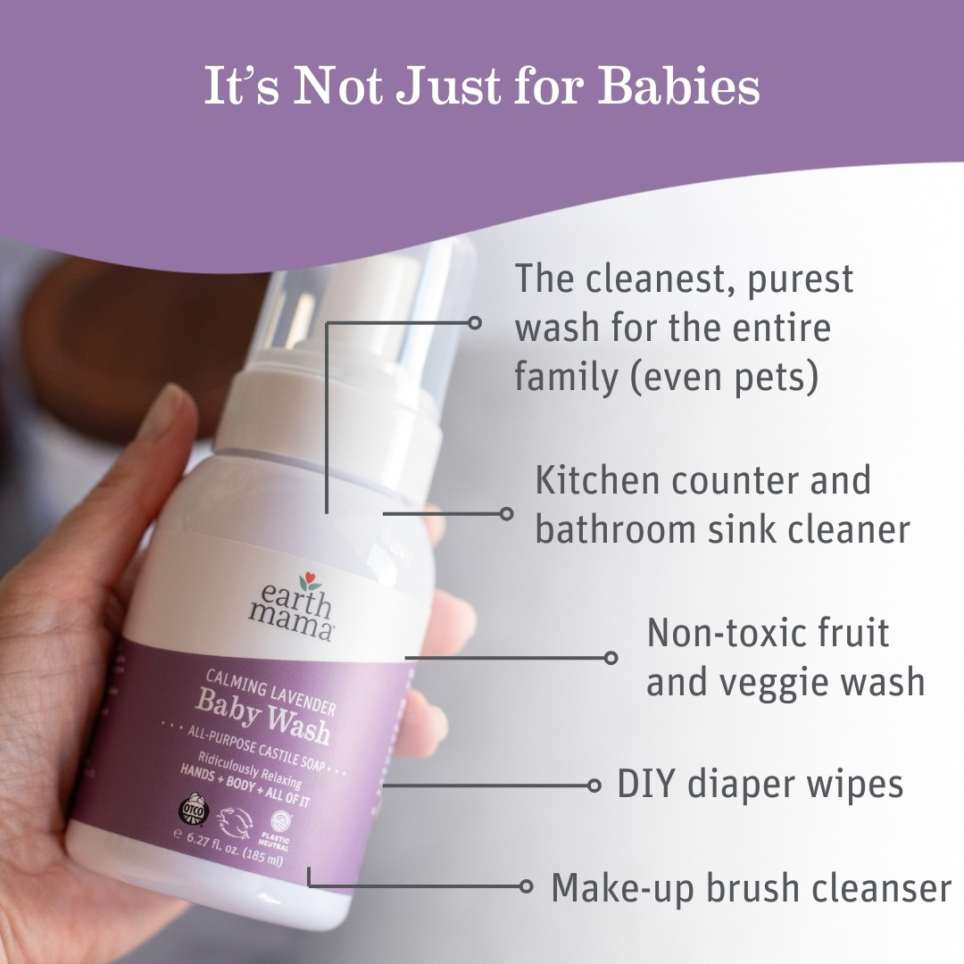 Earth Mama Baby Bath Bundle - Calming Lavender.