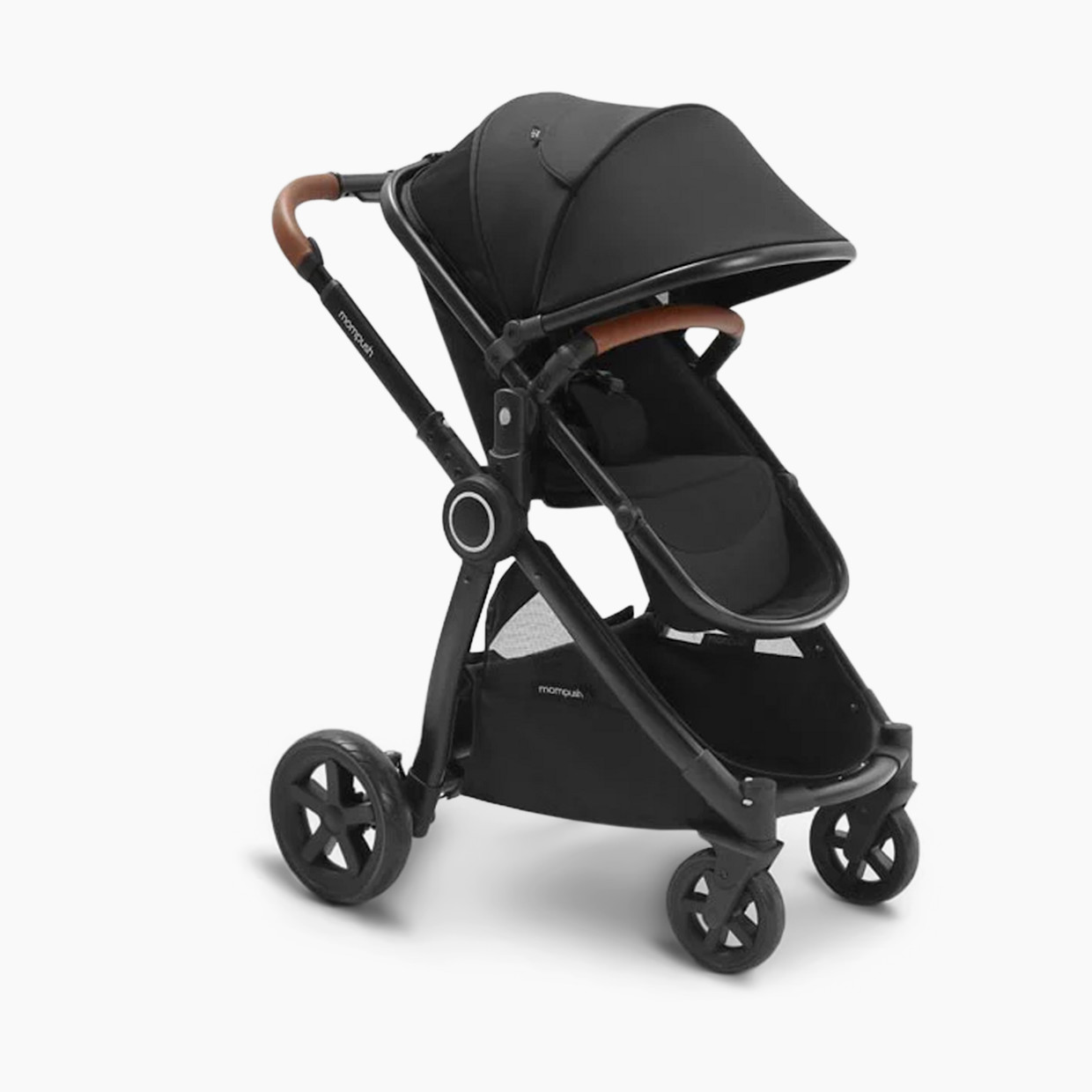 Mompush Ultimate 2 Seat Stroller - Black.