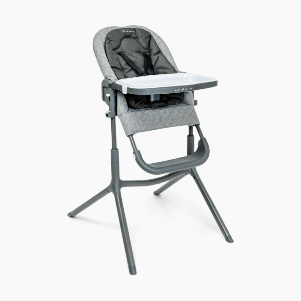 Baby Delight Levo Deluxe Adjustable Highchair - Quilted Charcoal Tweed.