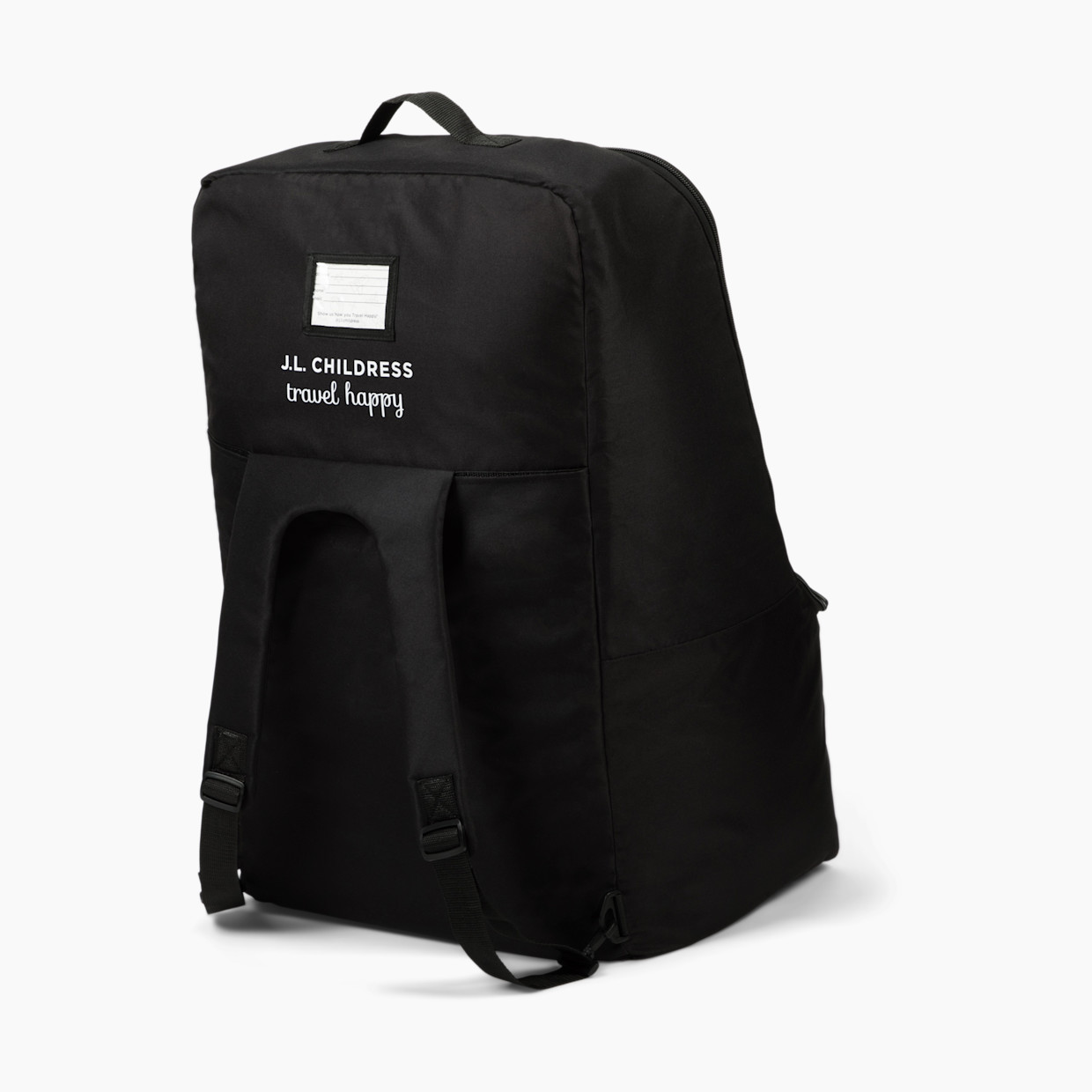 JL Childress Deluxe Padded Backpack Car Seat Travel Bag - Black.