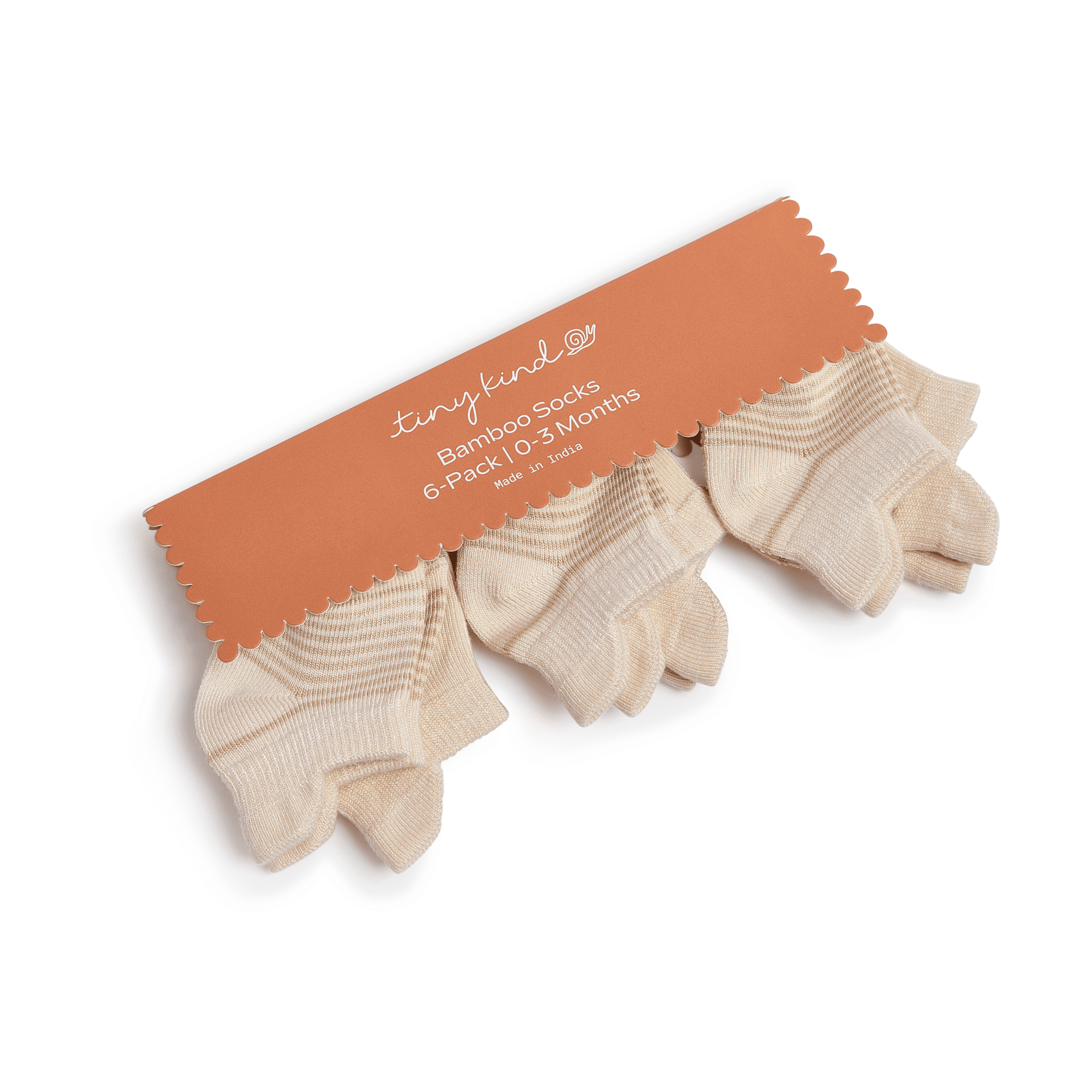Tiny Kind Bamboo 6-Pack Socks.