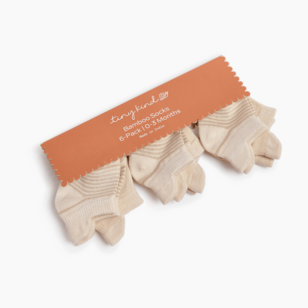 Tiny Kind Bamboo 6-Pack Socks.