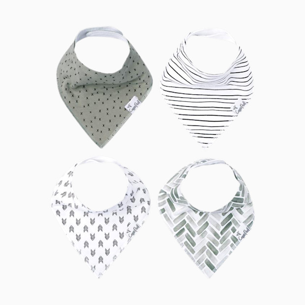 Copper Pearl Printed Bandana Bib Set (4-Pack).