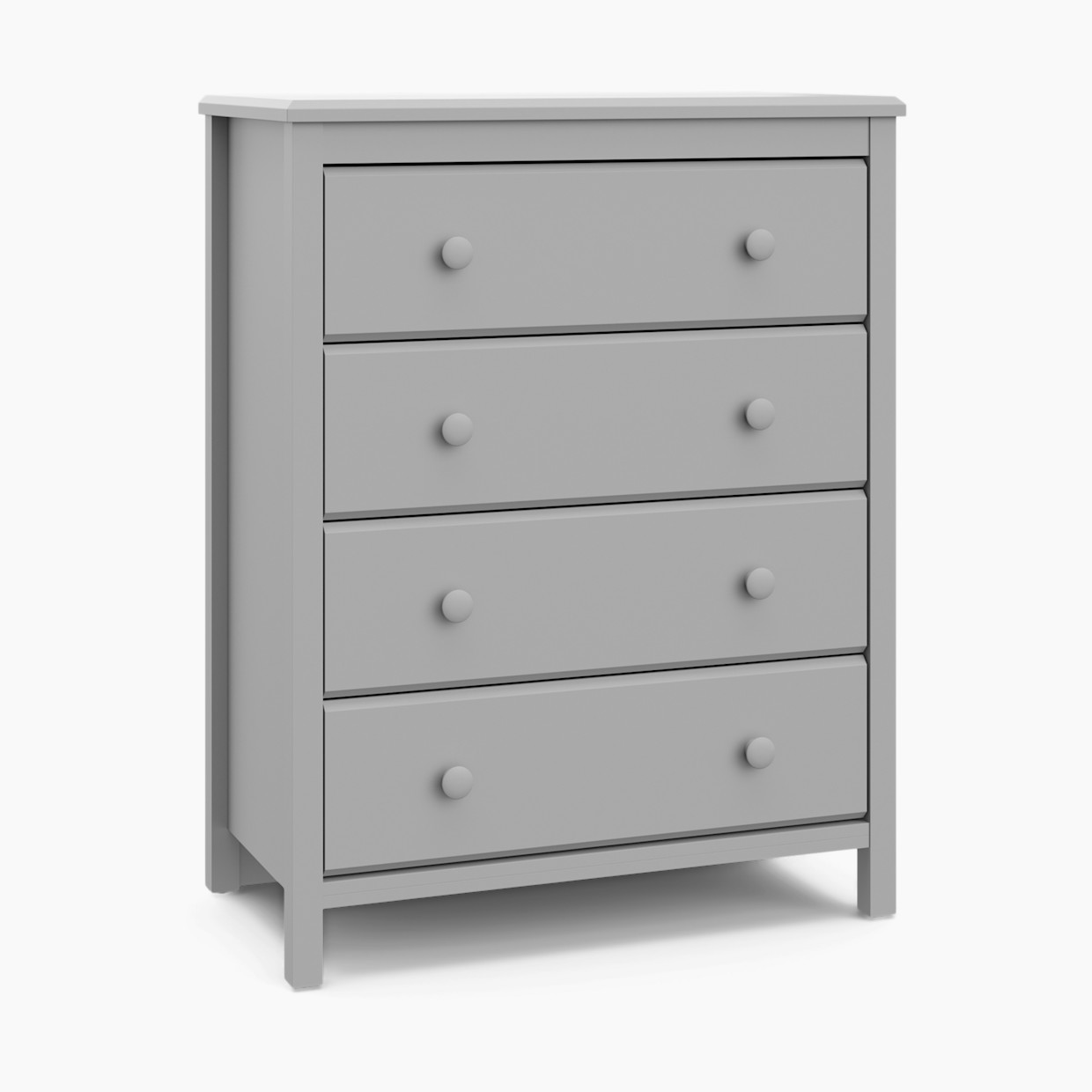 Storkcraft Alpine 4 Drawer Dresser - Pebble Gray.