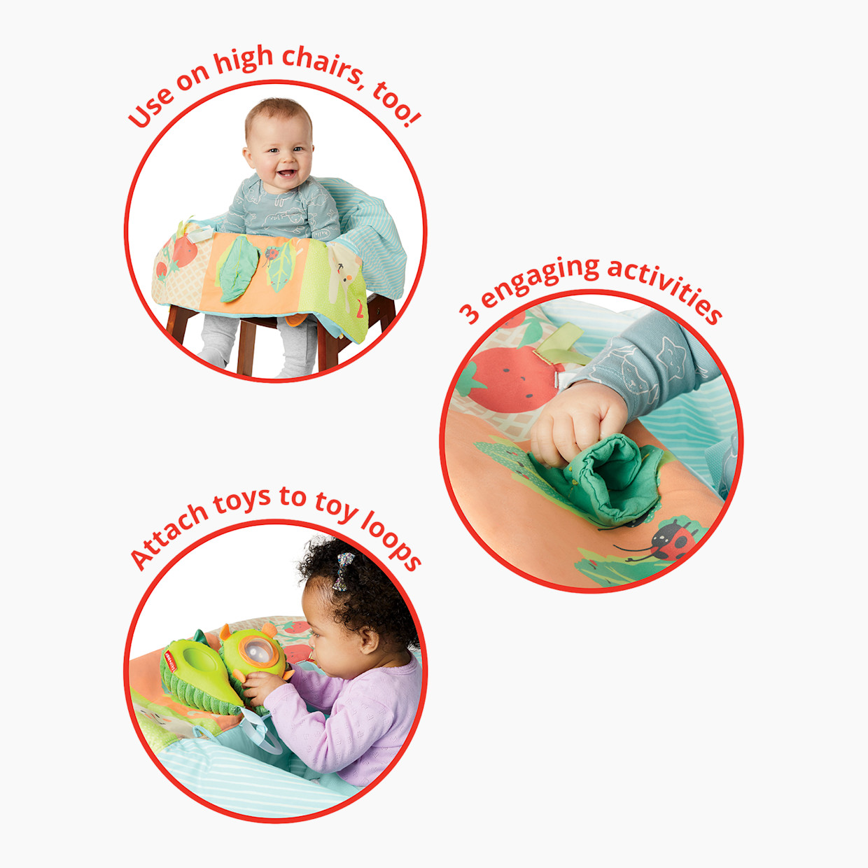 Skip Hop Farmstand Take Cover Shopping Cart Cover.