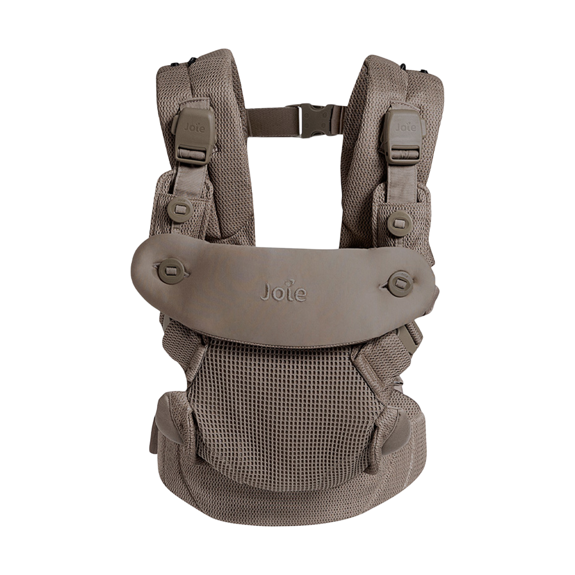 Joie Savvy Air 4-in-1 Mesh Baby Carrier – Breathable, Ergonomic Baby Carrier with 4 Carry Positions, Cooling Mesh Fabric, Padded Straps, and Lumbar Support (Bisque)