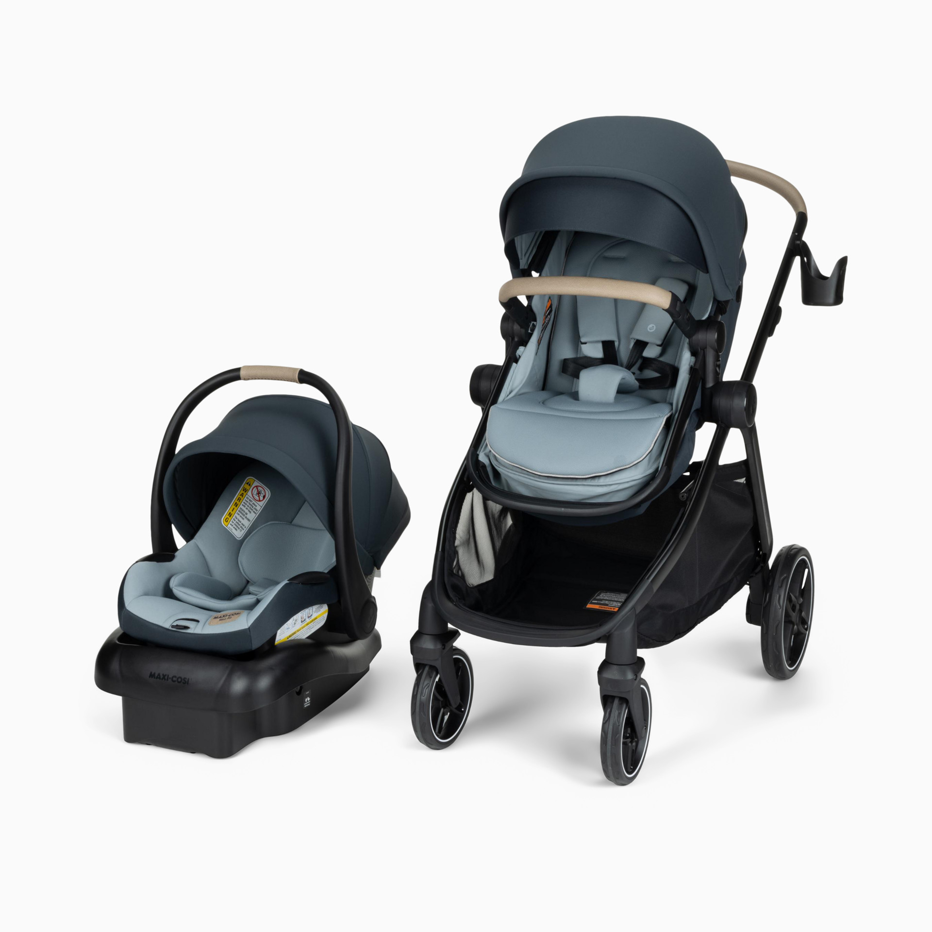 Maxi-Cosi Zelia Pro 5-in-1 Travel System - Seascape | Babylist Shop