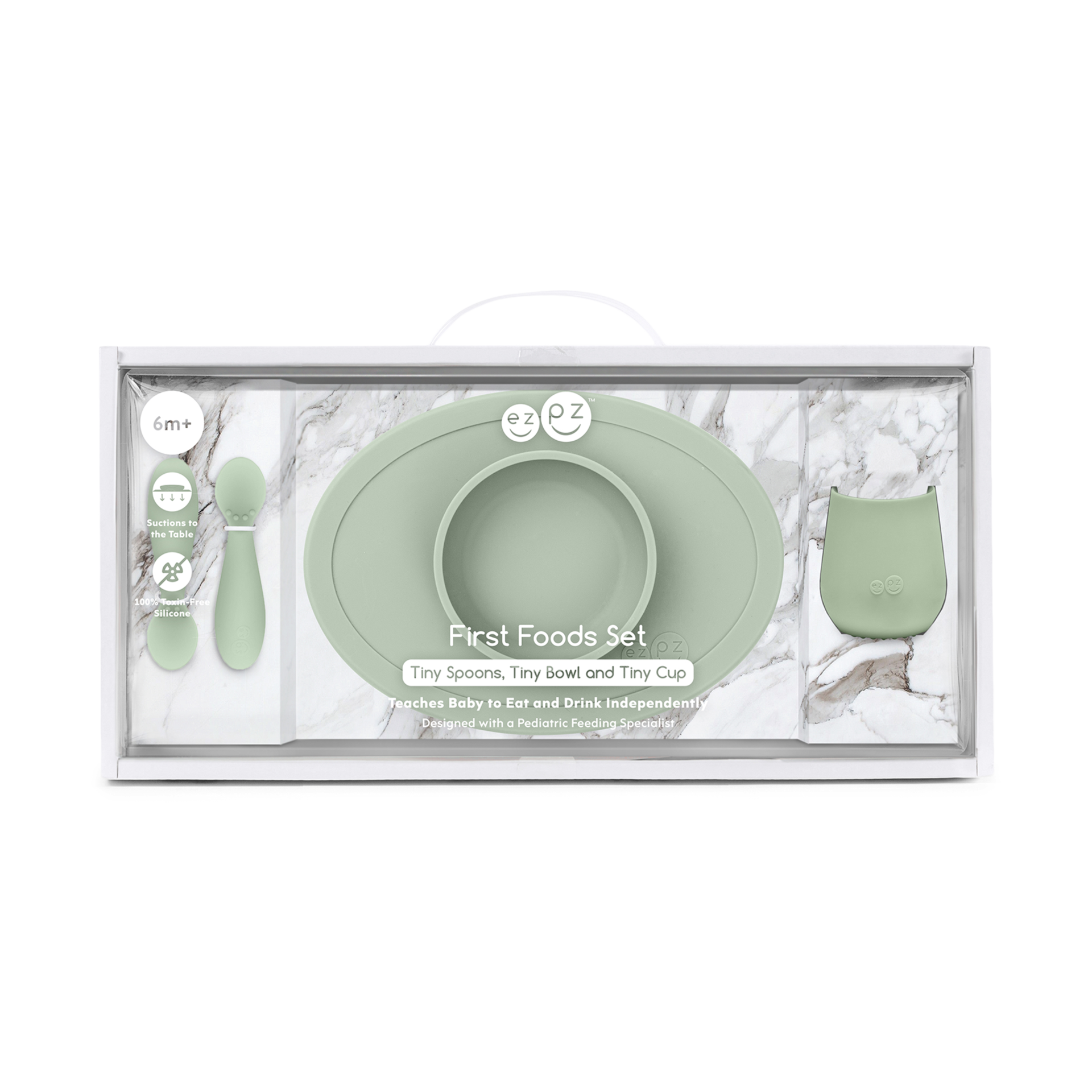 ezpz First Foods Gift Set - Sage.