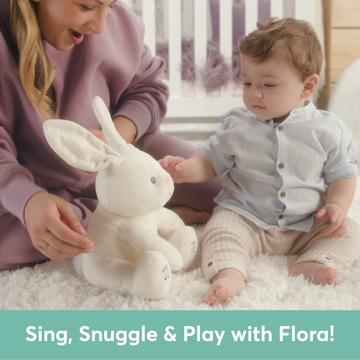 Gund Animated Plush - Flora The Bunny.