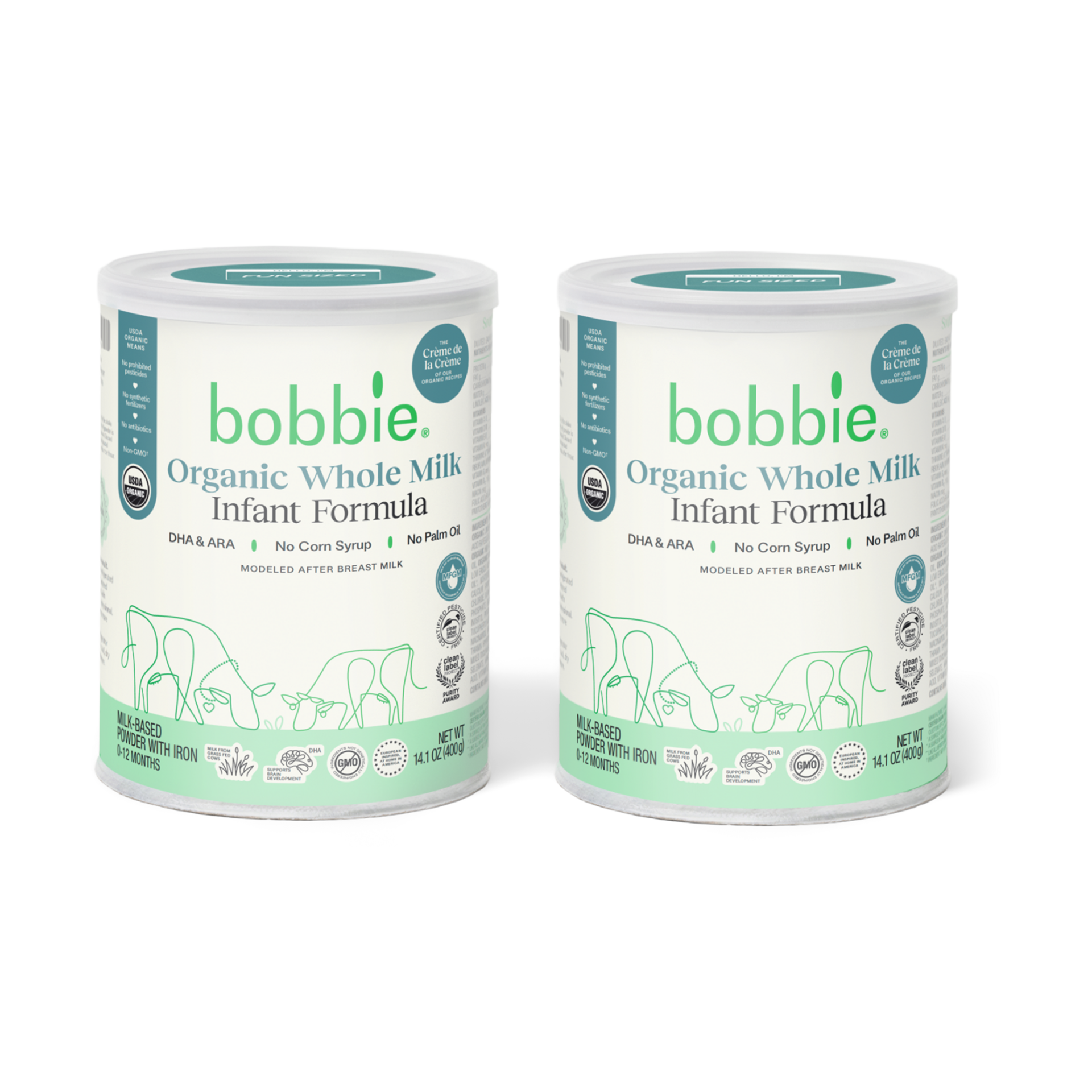 Bobbie Organic Whole Milk Infant Formula.