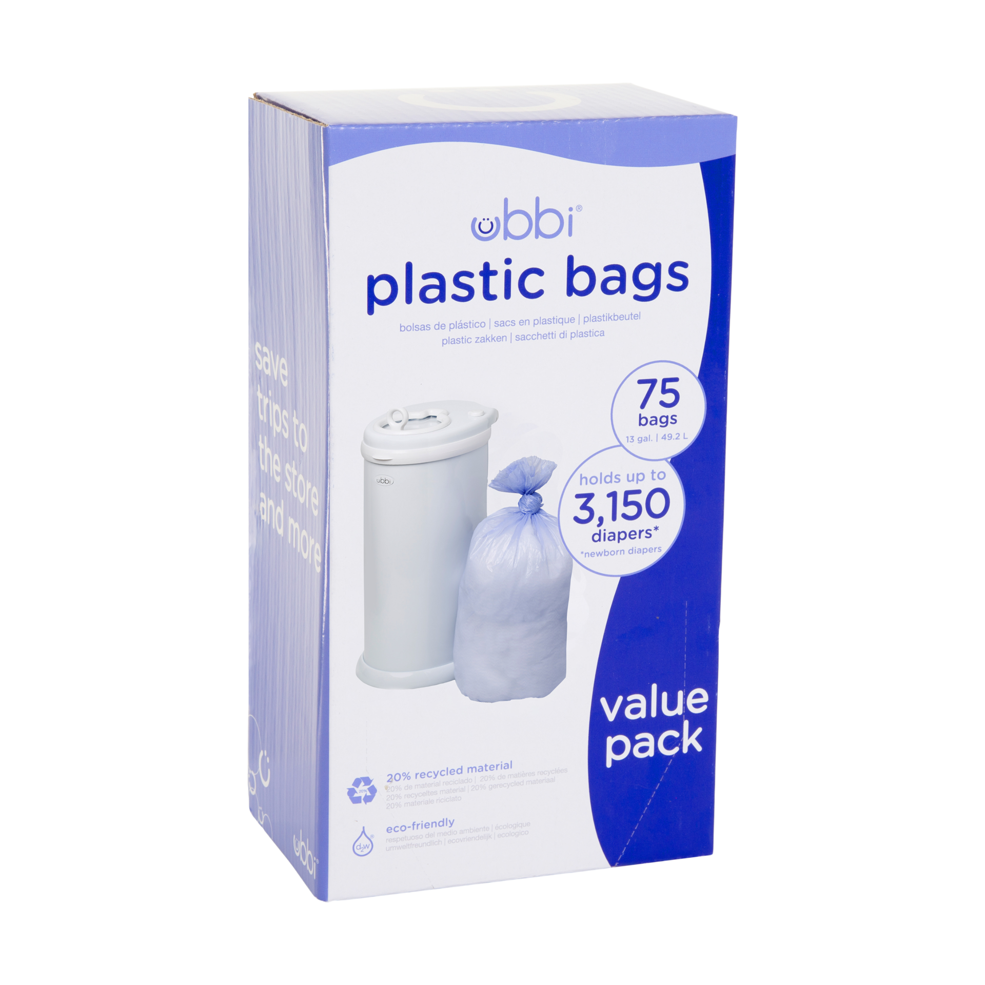 Ubbi Plastic Bags for Ubbi - 75.