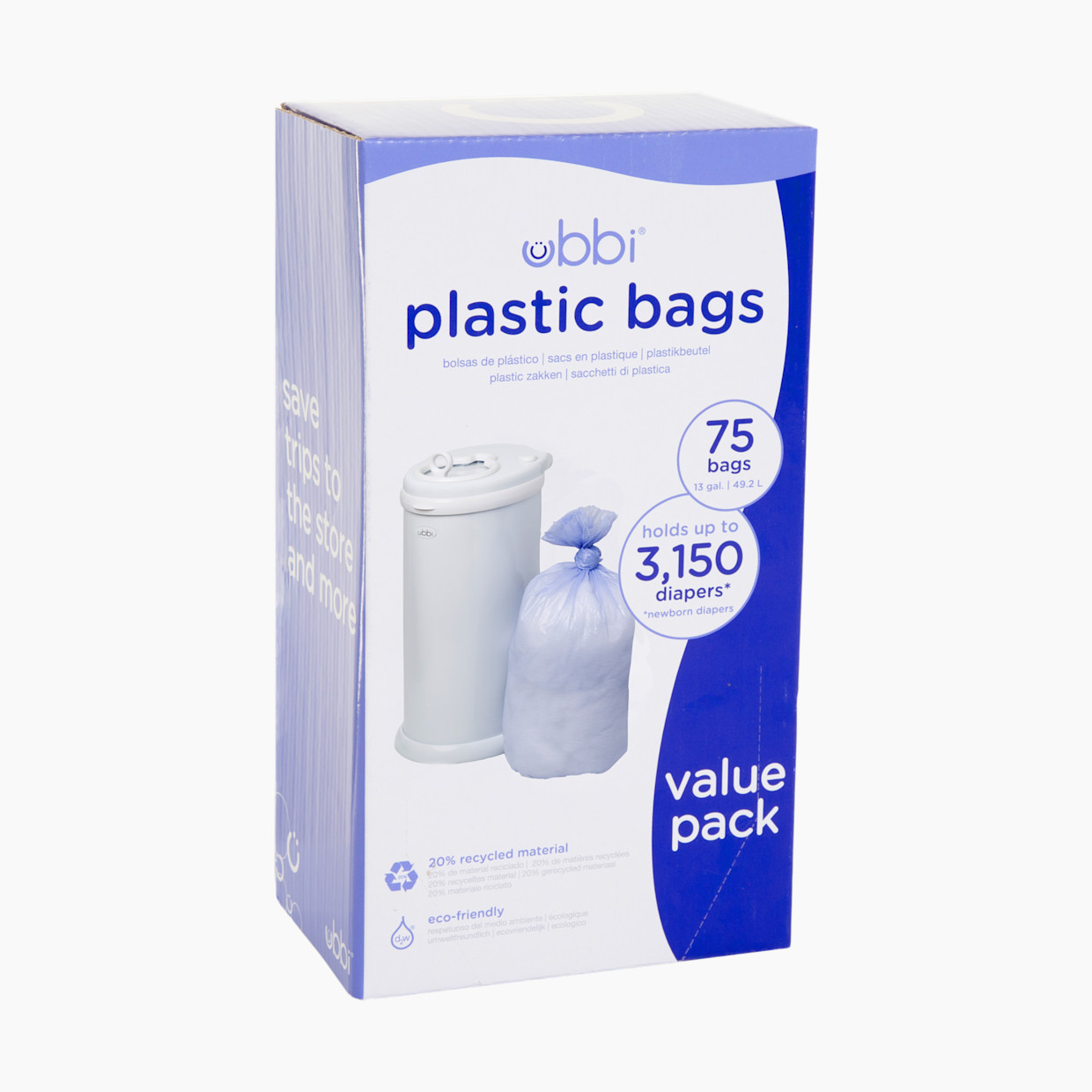 Ubbi Plastic Bags for Ubbi - 75.
