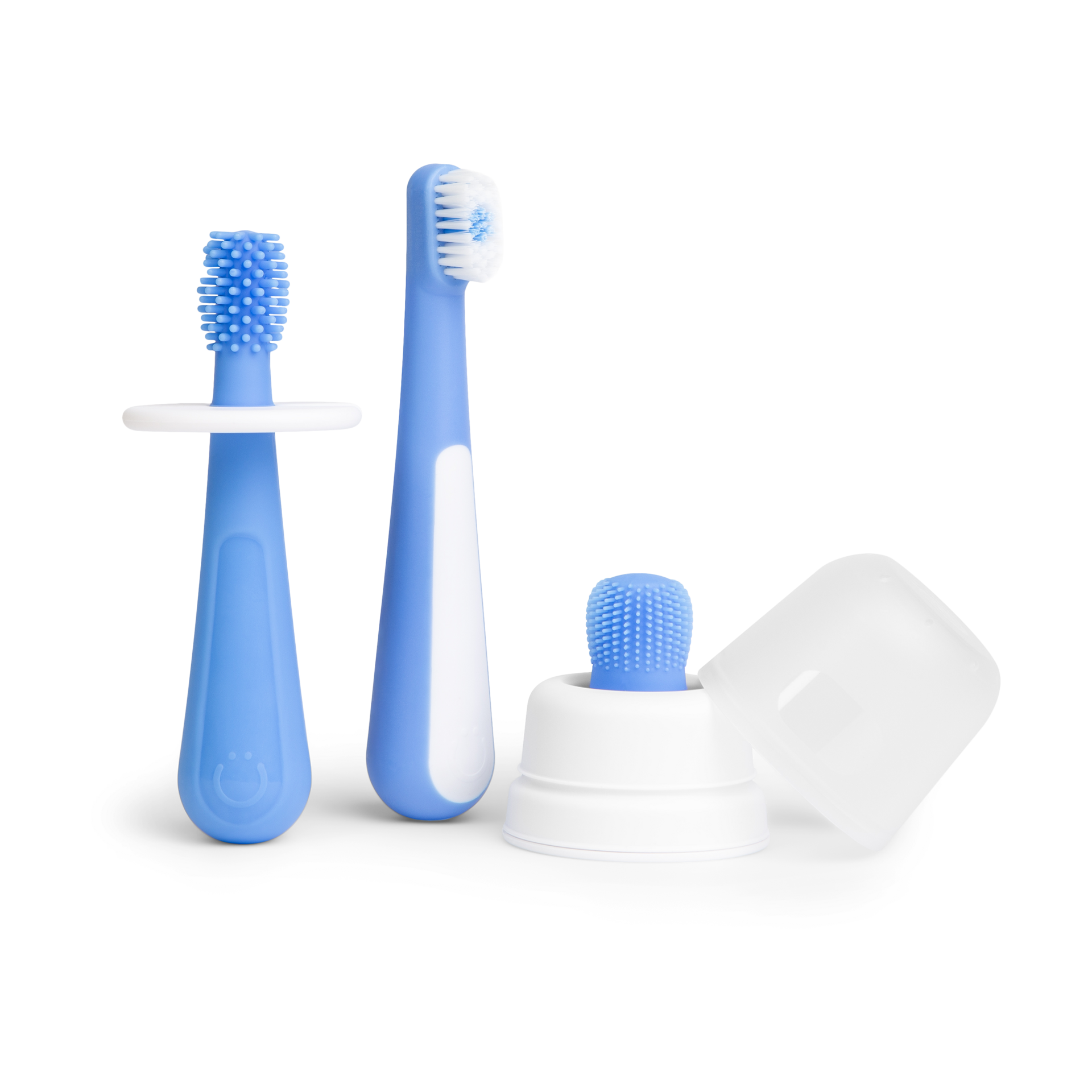 Ubbi 3-Stage Toothbrush Set.