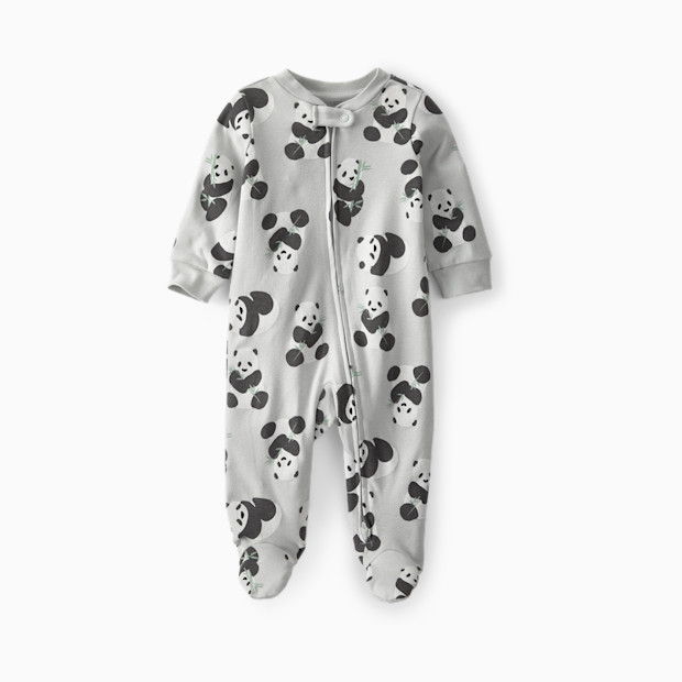 Carter's Little Planet Organic Cotton Sleep & Play Pajamas - Panda Print, Newborn.