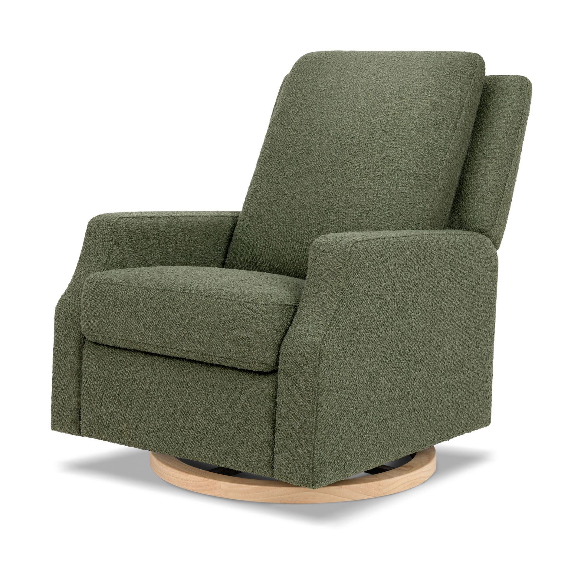 Thumbnail of Olive Boucle With Light Wood Base