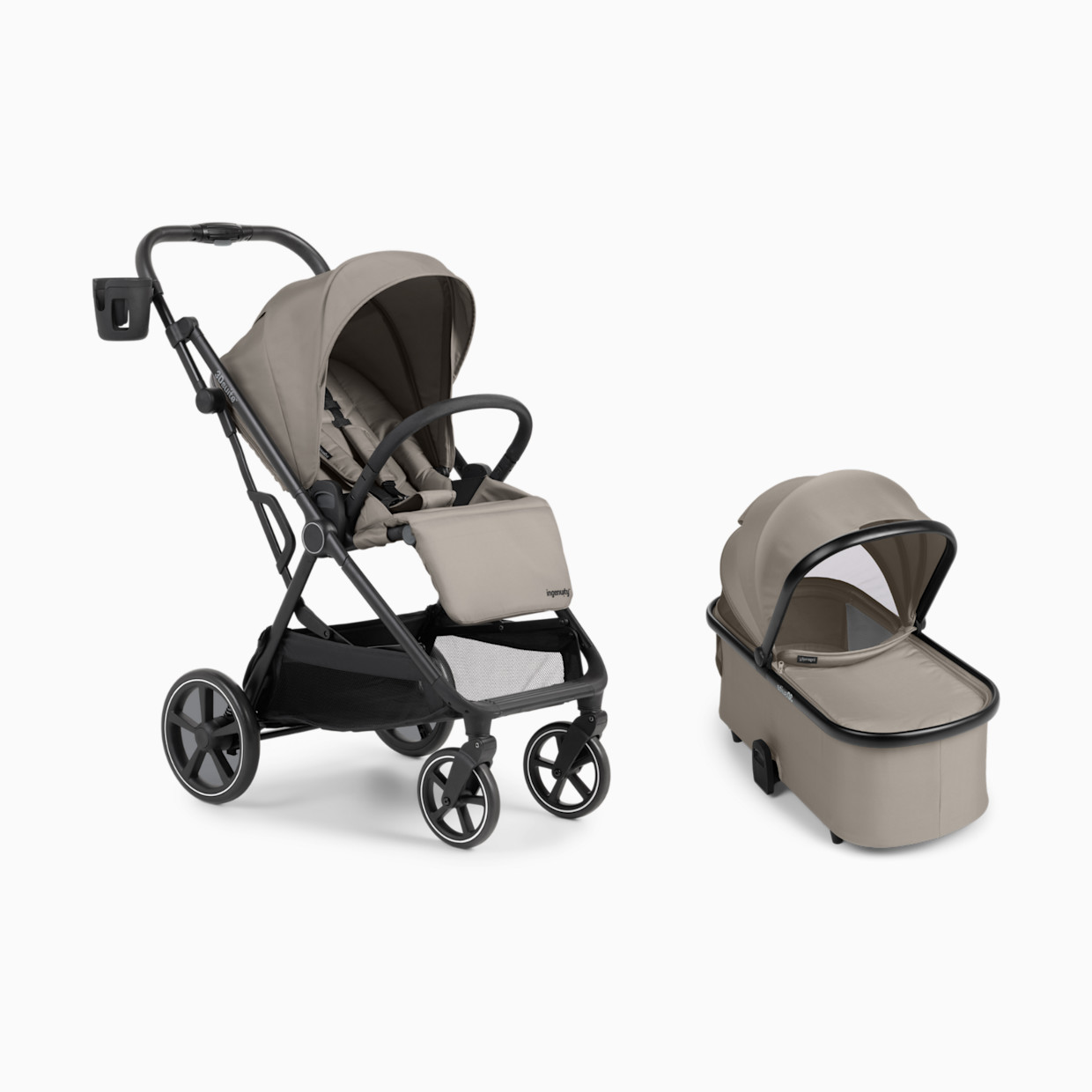 Ingenuity 3DSuite Modular Stroller and Carry Cot - Cashew.
