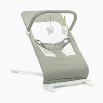Baby Delight Alpine Deluxe Portable Baby Bouncer | Infant | 0-6 Months | 100% GOTS Certified Organic Cotton Fabric | Organic Sage