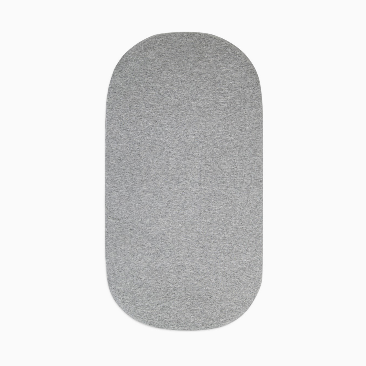 Burt's Bees Baby Organic Cotton Fitted Bassinet Sheet (2 Pack) - Heather Grey/Cloud.