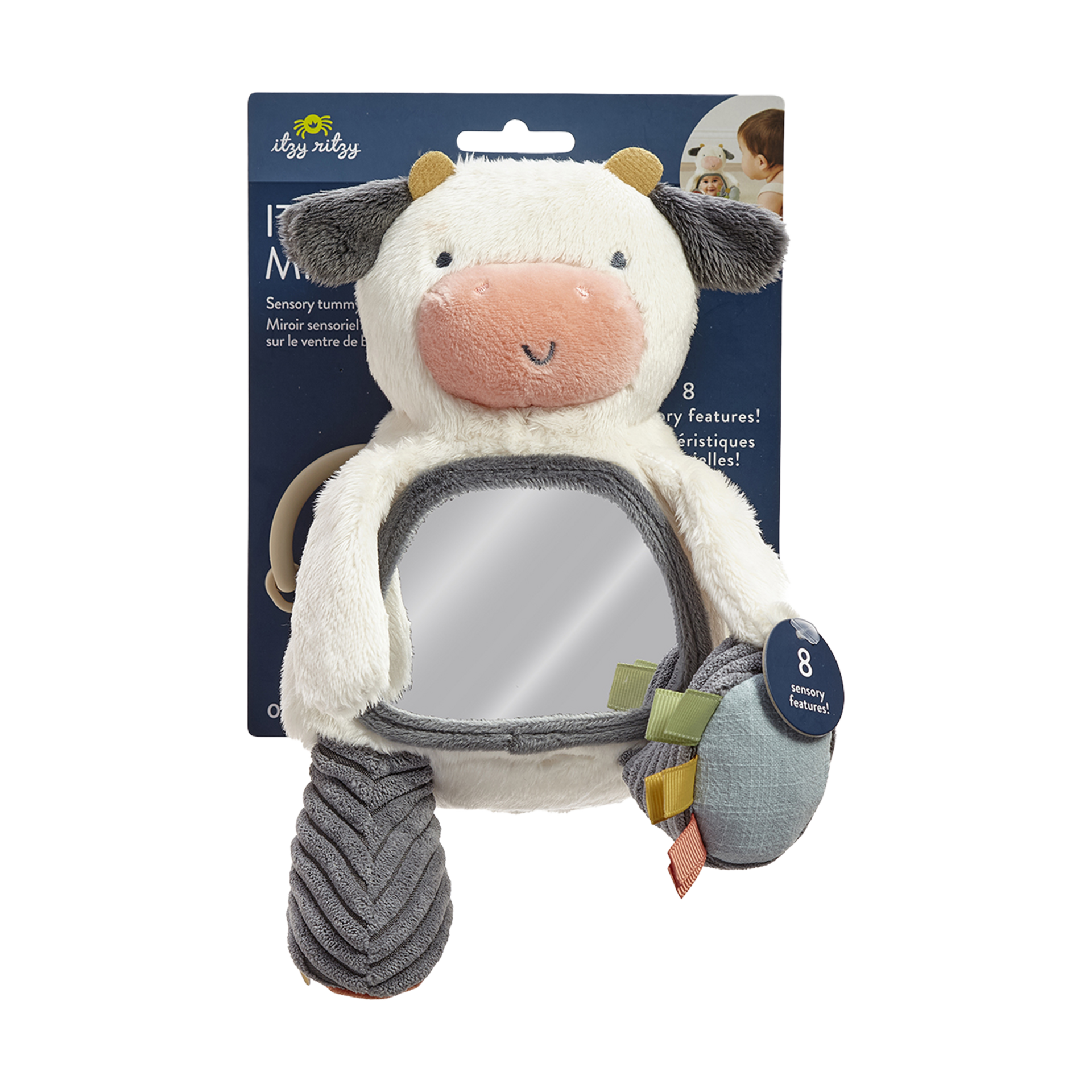 Itzy Ritzy Sensory Tummy Time Mirror.