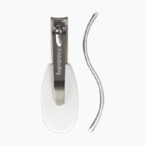 Frida Baby NailFrida Baby Nail Clippers & Nail File & Buffer for Newborns and Up, Safety Spyhole, Nickel Free, Curved Clipper to Fit Babies Nails