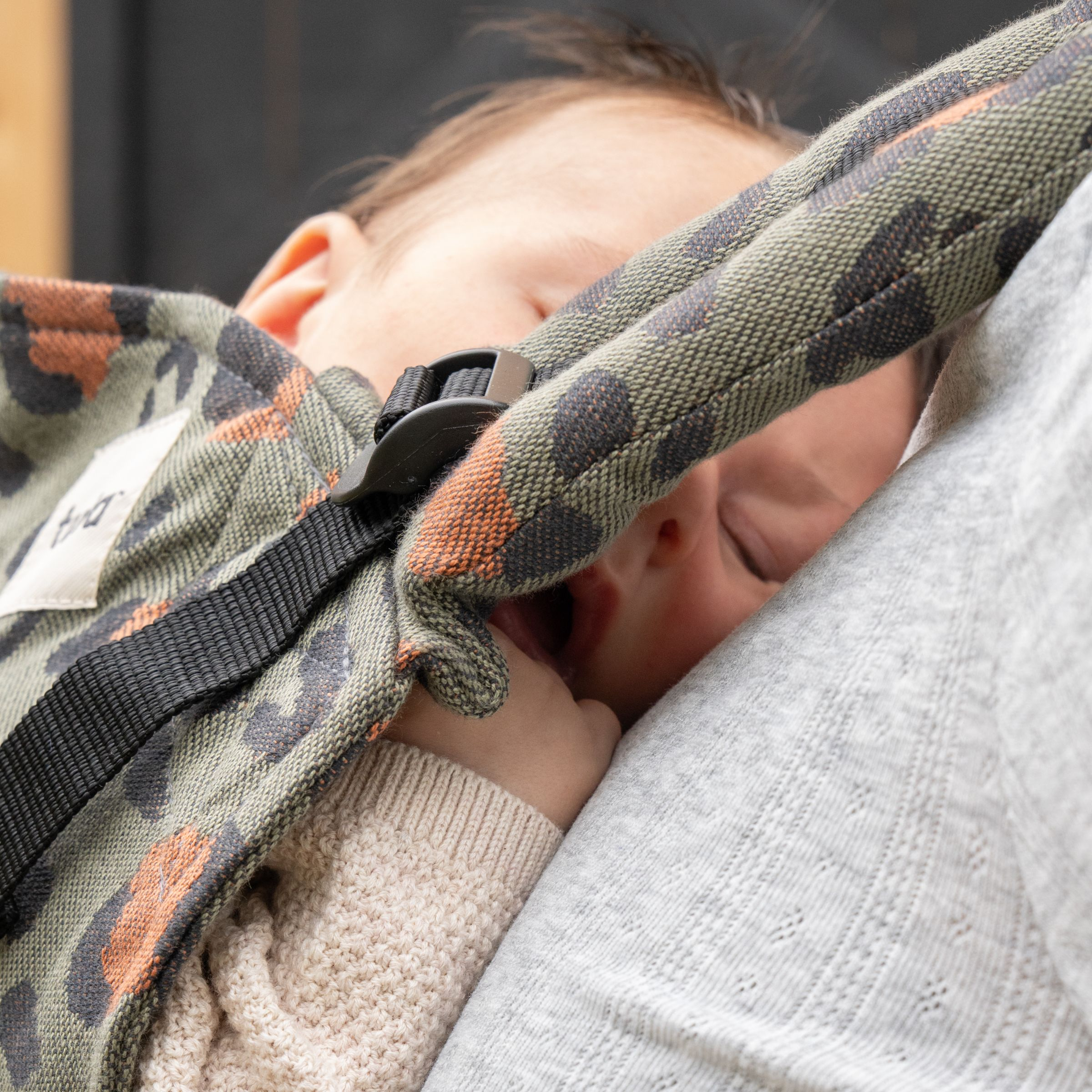 Tula Free To Grow Signature Baby Carrier - Olive Leopard.