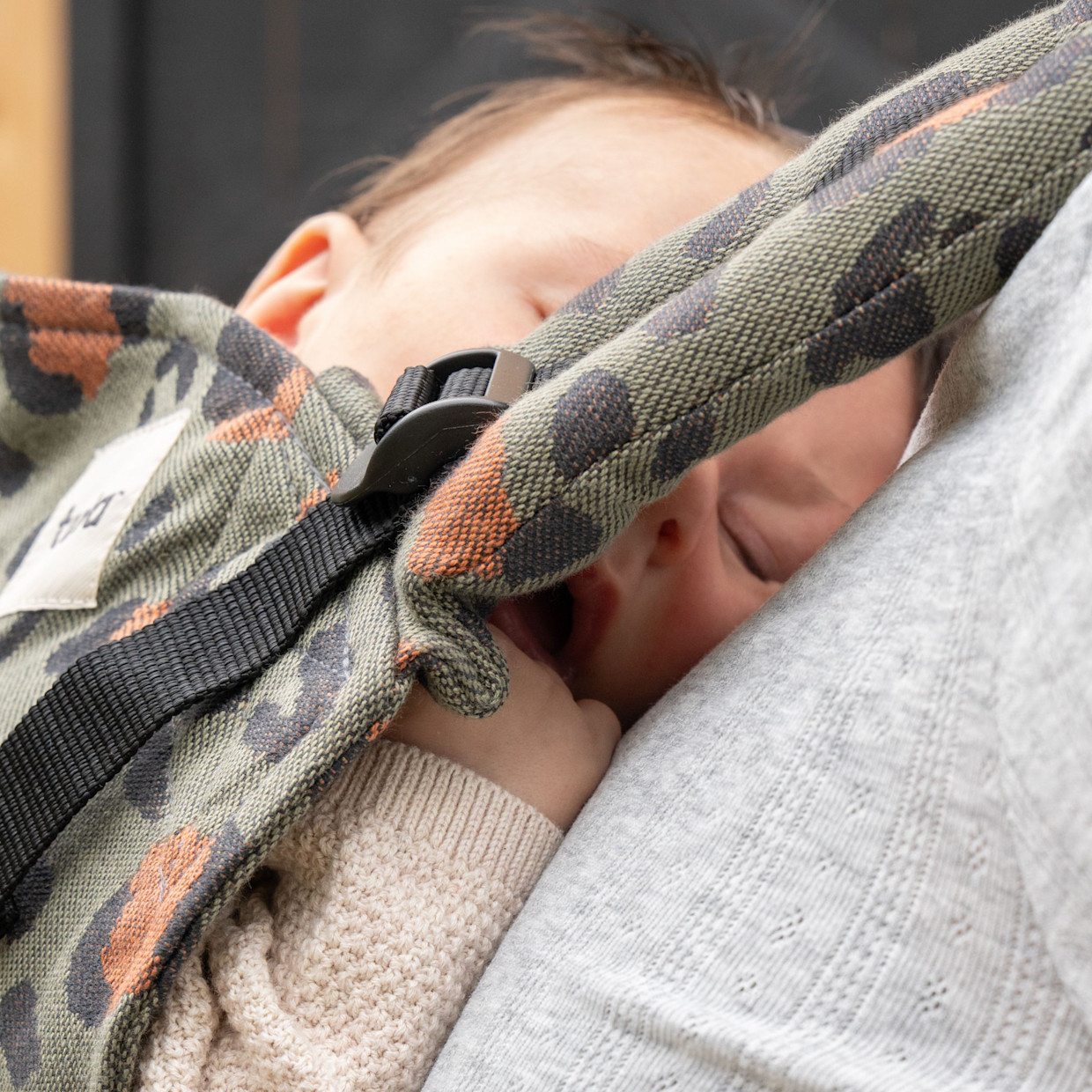 Tula Free To Grow Signature Baby Carrier - Olive Leopard.