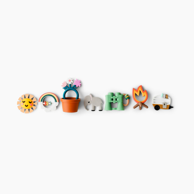 Lucy Darling Baby Teether Sensory Toy - Little Artist Flower Pot.
