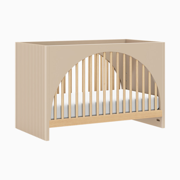 babyletto Moab 3-in-1 Convertible Crib - Taupe/Ash.