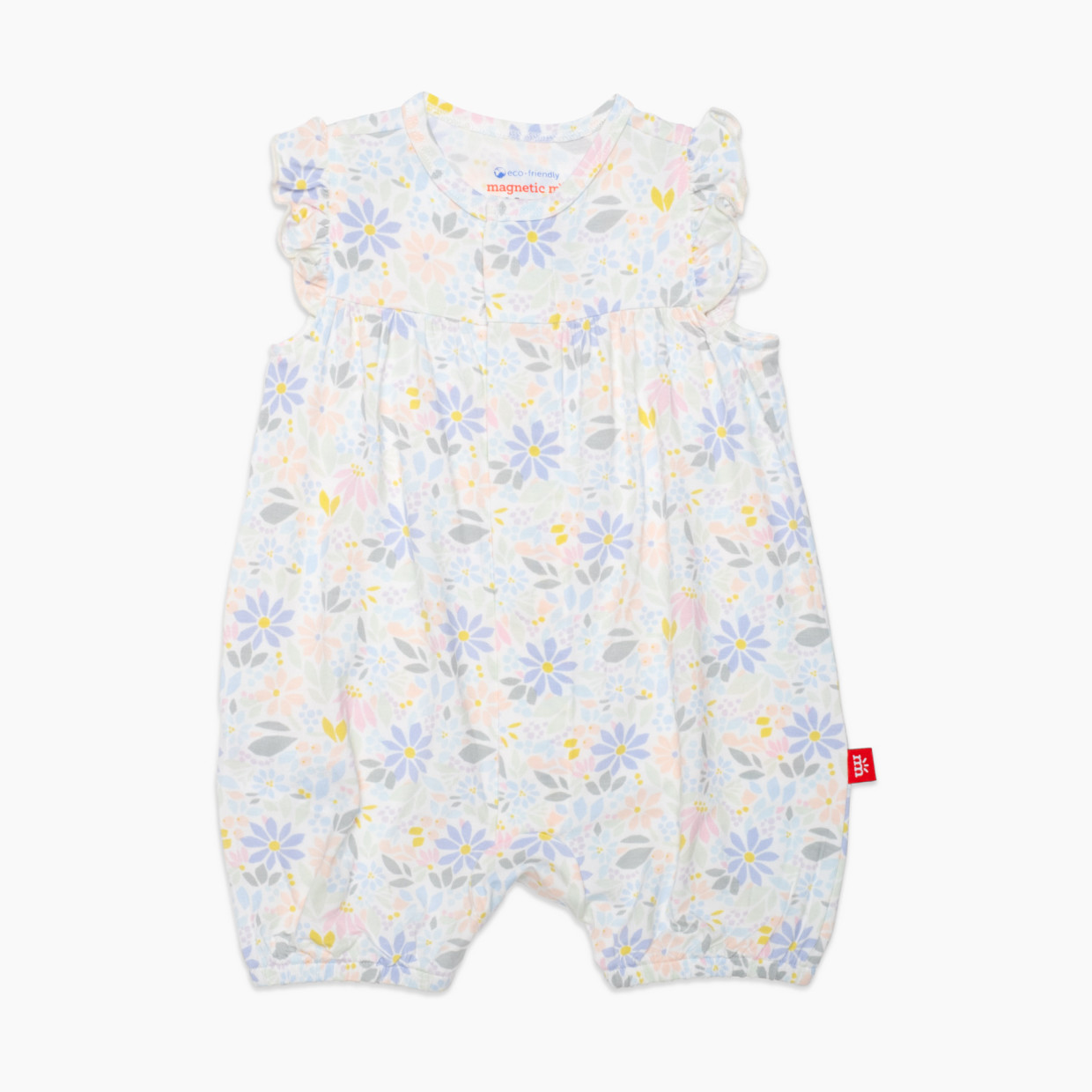 Magnetic Me Modal Magnetic Romper - Darby, 0-3 M.
