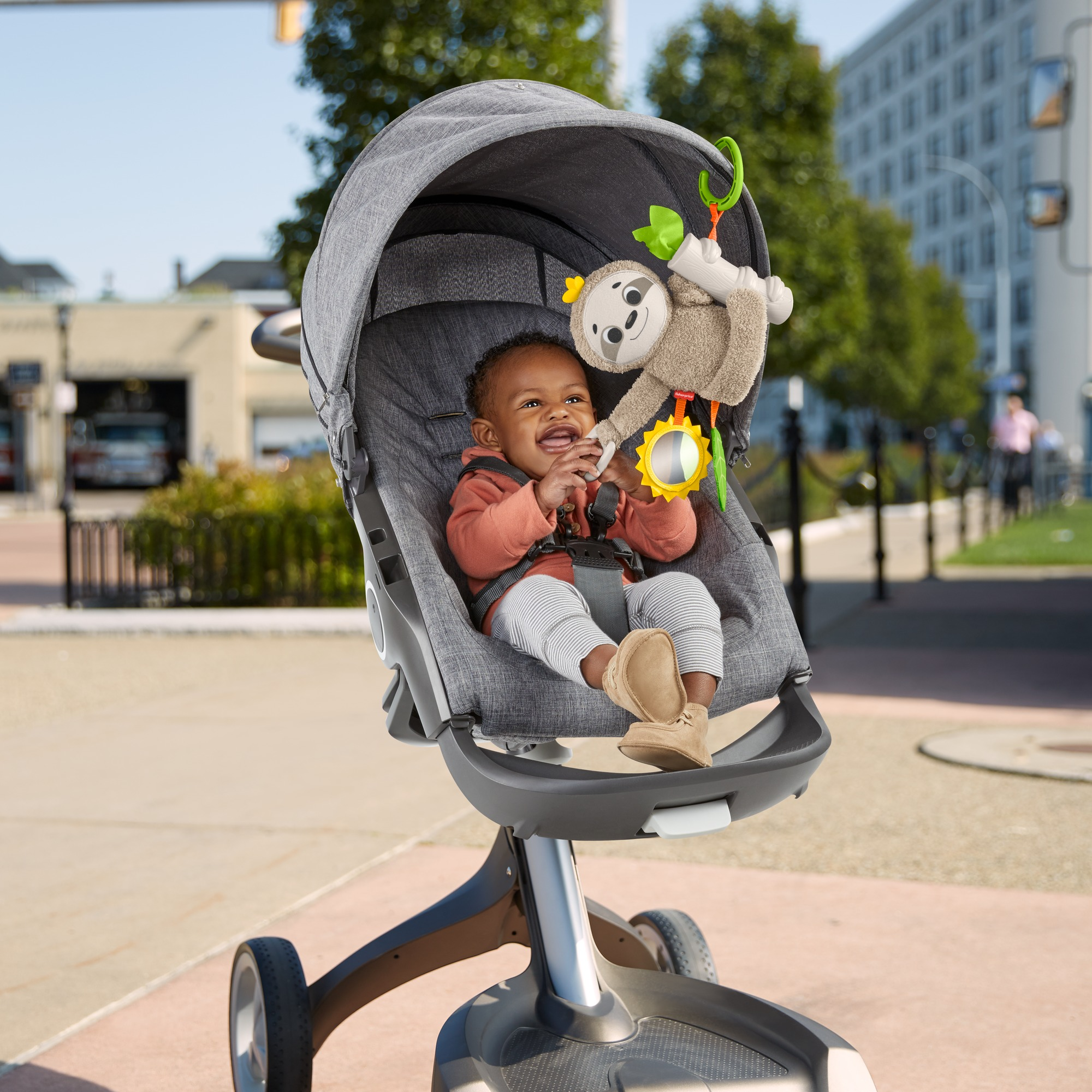 slow much fun stroller sloth