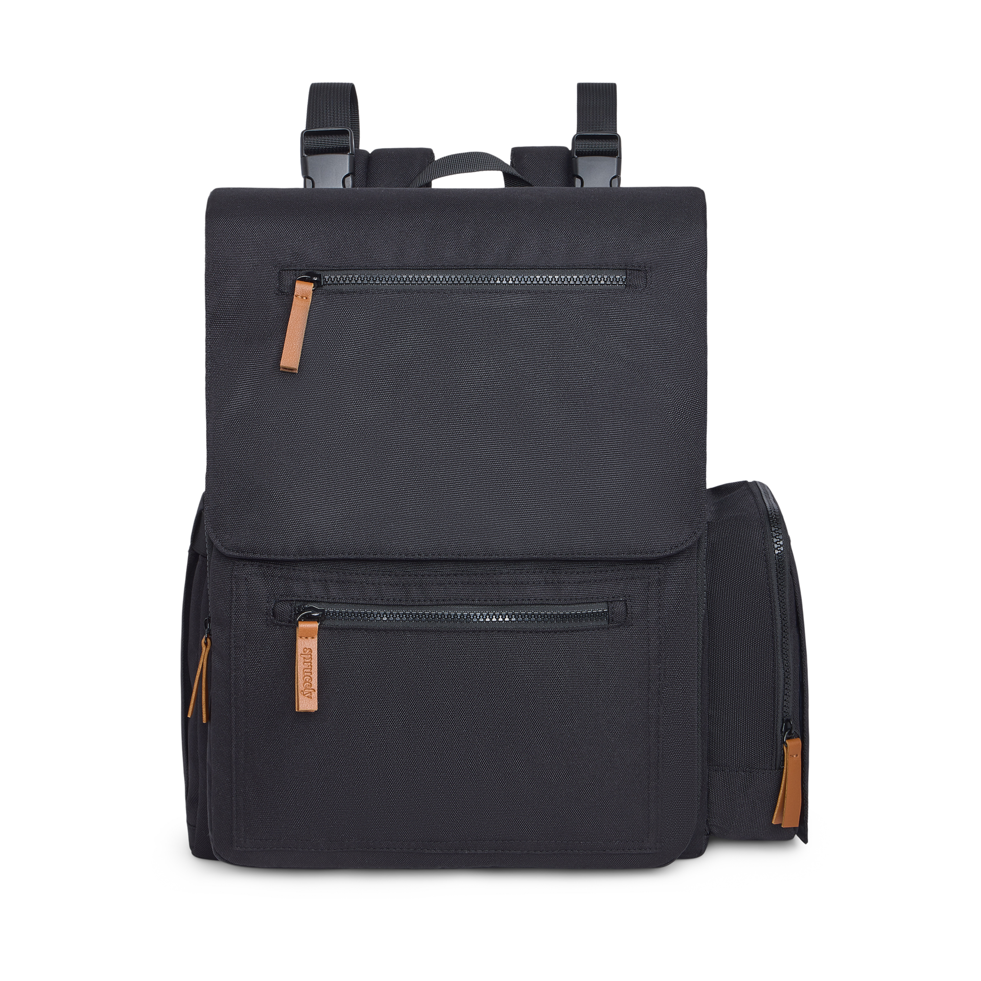 Sprucely Diaper Bag Backpack - Black.