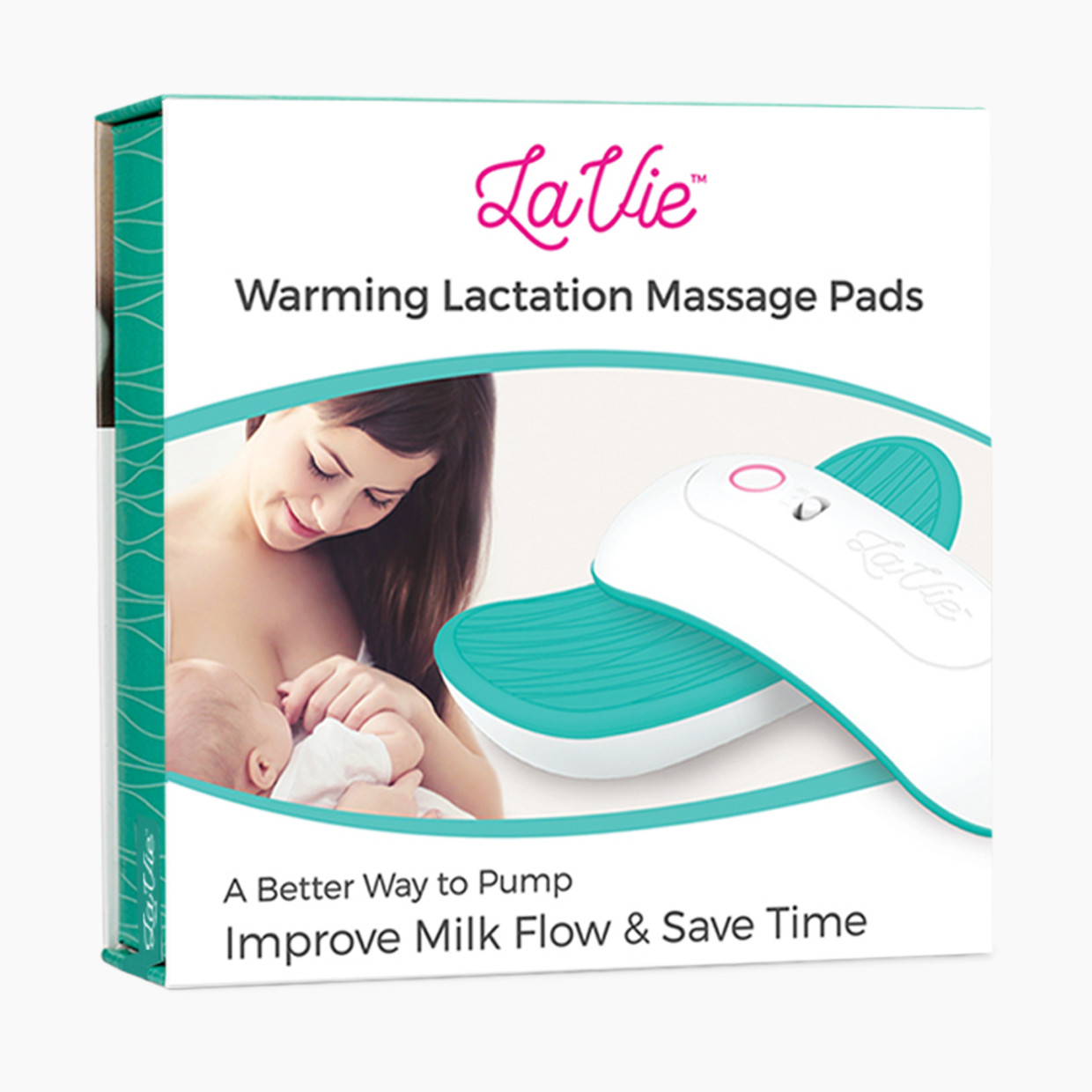 LaVie Warming Lactation Massagers (2 Pack) - Teal.