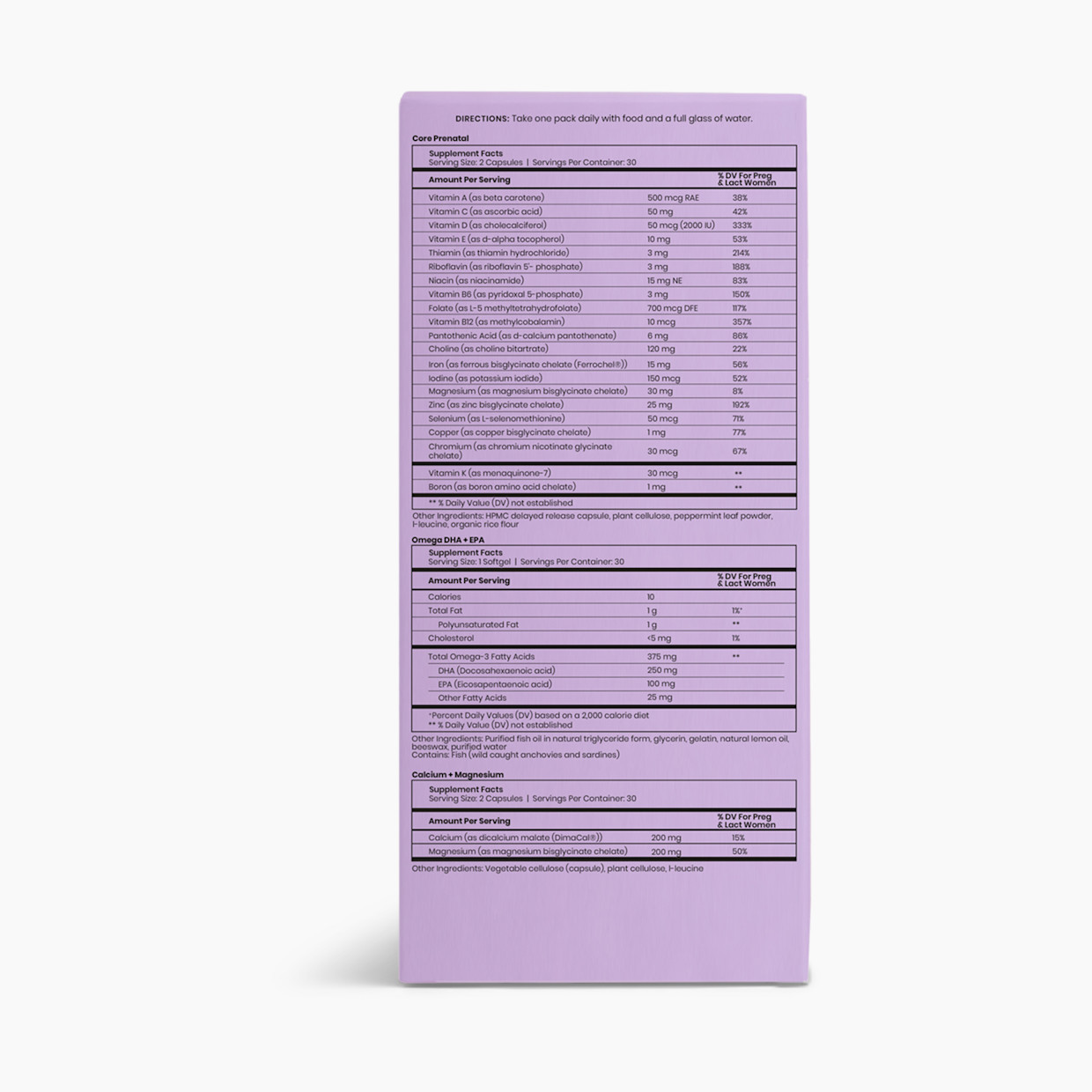Perelel 2nd Trimester Pack - Prenatal Vitamins & Supplements - 30.