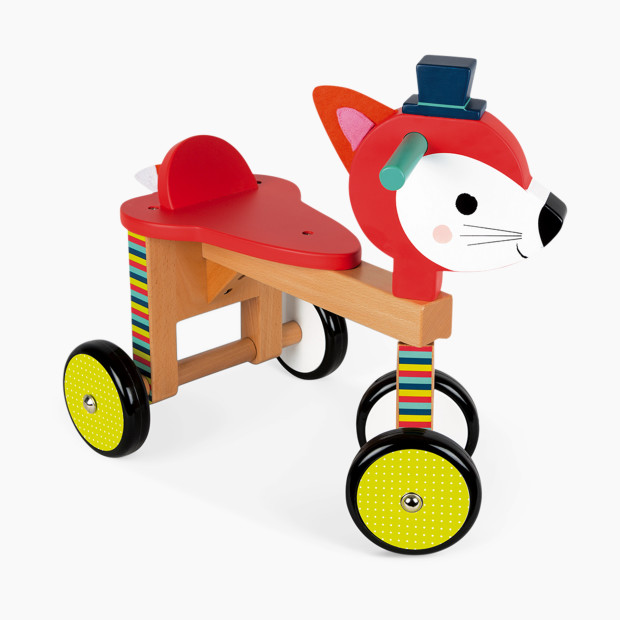 Janod Wooden Ride On - Baby Fox.